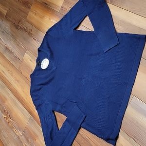 🆕 Staccato navy ribbed sweater